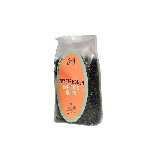 Greenage Zwarte bonen bio 450g