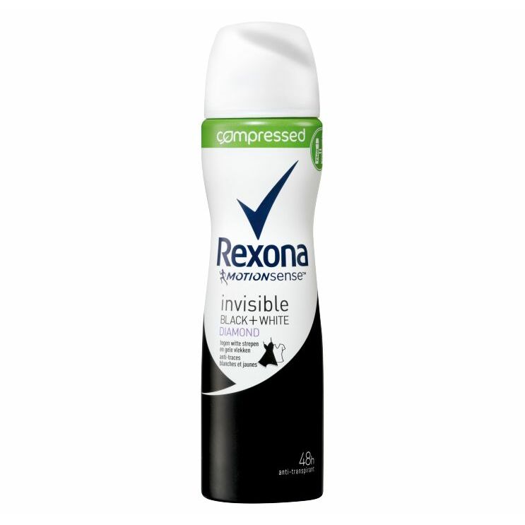 Rexona Deodorant spray compressed invisible diamond 75ml