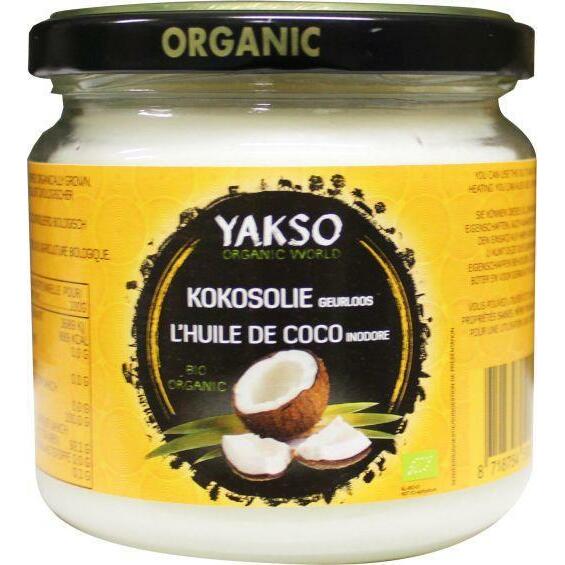 Yakso Kokosolie geurloos bio 320ml