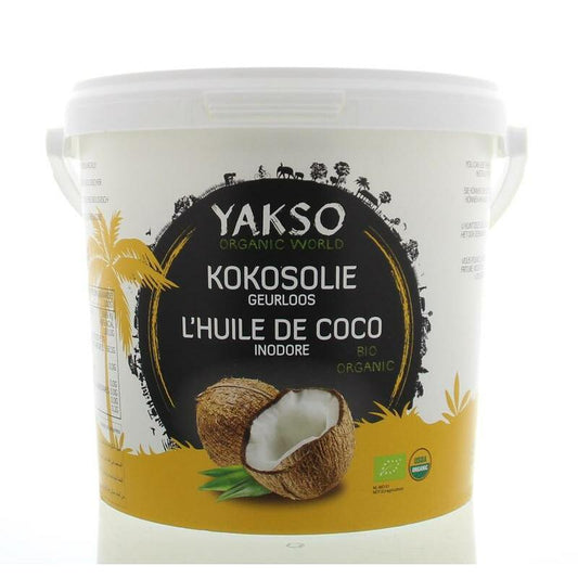 Yakso Kokosolie geurloos bio 2500ml