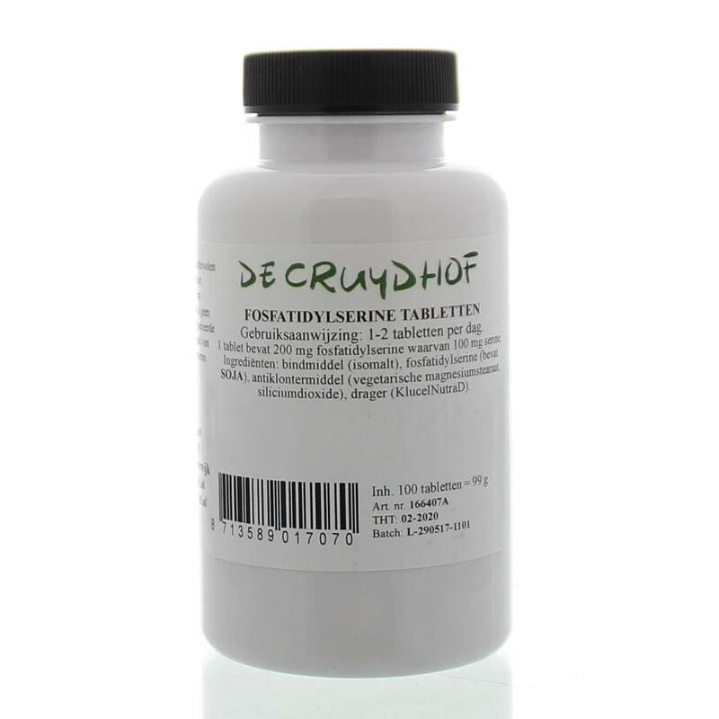 Cruydhof Fosfatidylserine 200 mg 100ca