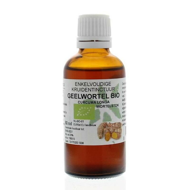 Natura Sanat Curcuma longa / geelwortel tinctuur bio 50ml