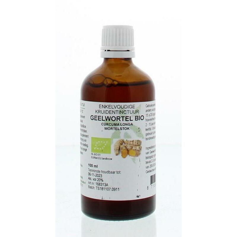 Natura Sanat Curcuma longa / geelwortel tinctuur bio 100ml