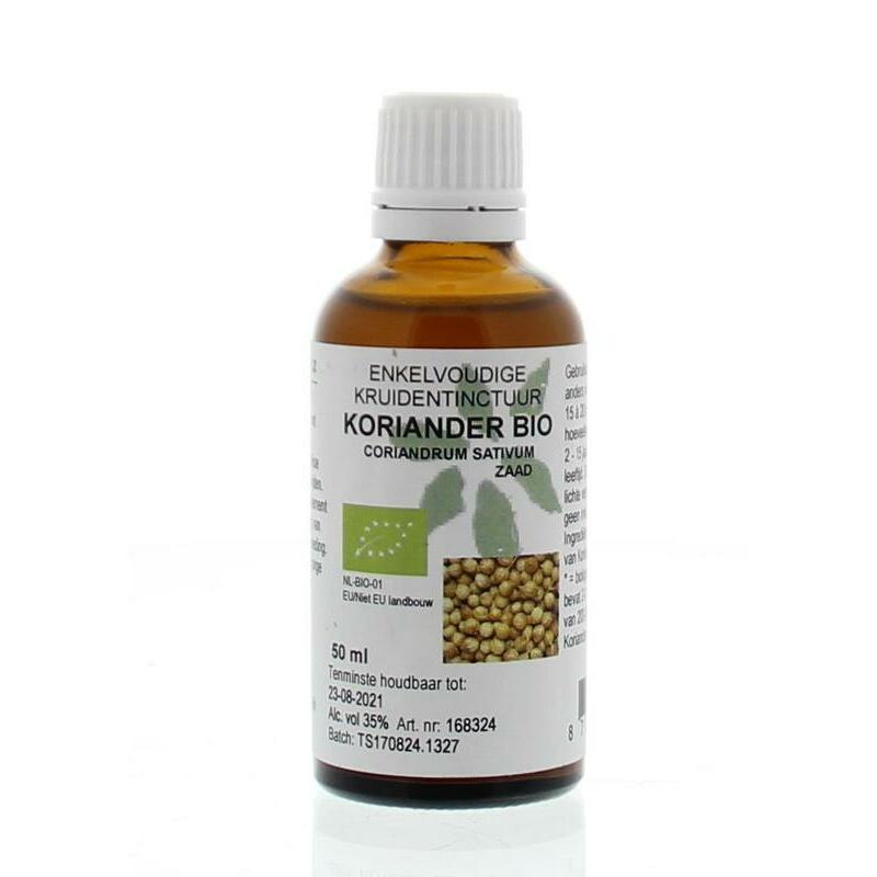 Natura Sanat Coriandrum sativum / koriander tinctuur bio 50ml