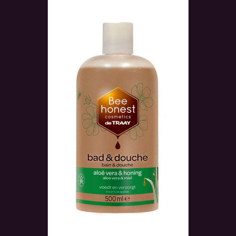 Traay Bee Honest Bad / douche aloe vera / honing 500ml