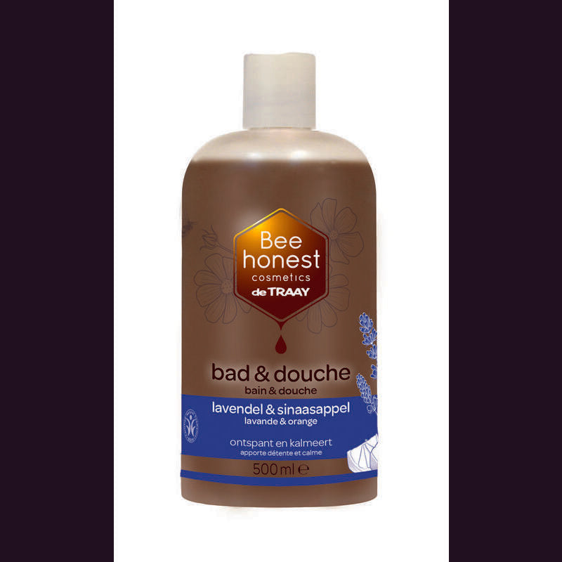 Traay Bee Honest Bad / douche lavendel / sinaasappel 500ml