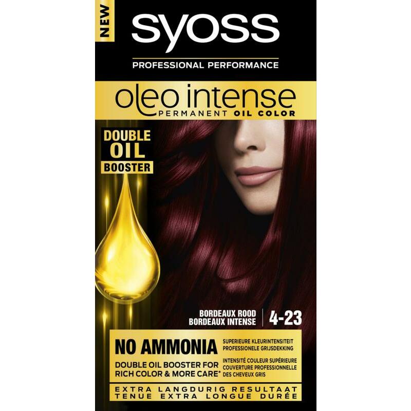 Syoss Color Oleo Intense 4-23 bordeaux rood haarverf 1set