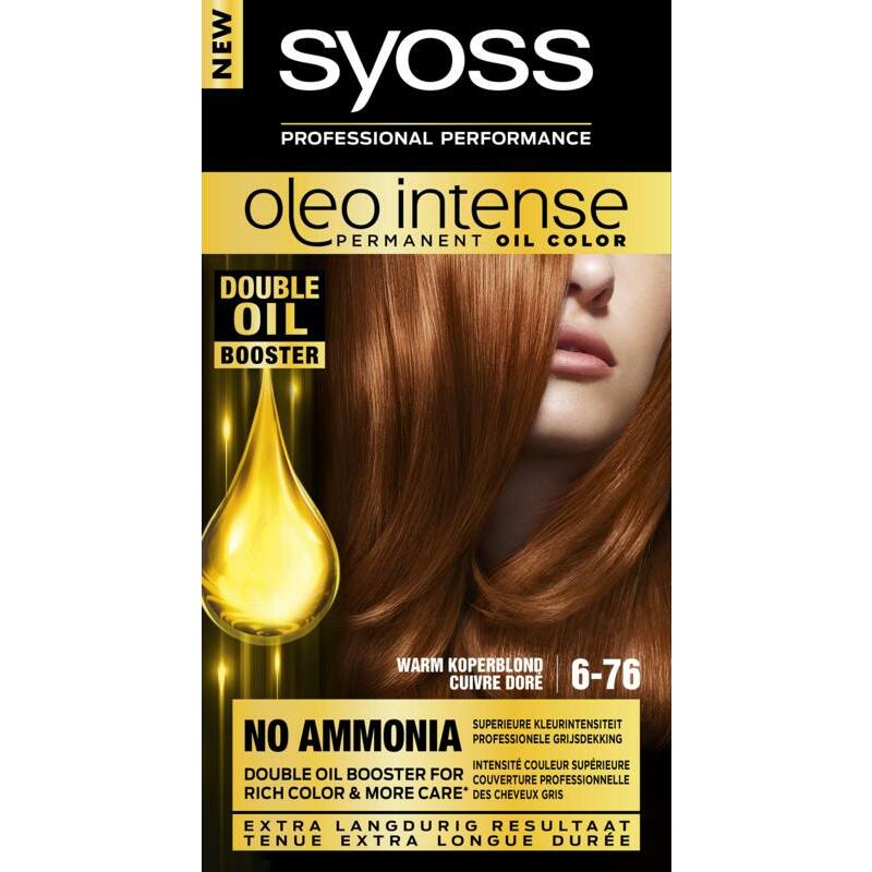 Syoss Color Oleo Intense 6-76 warm koperblond haarverf 1set