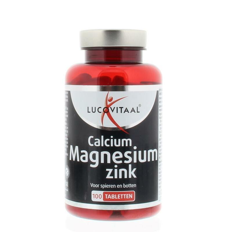 Lucovitaal Calcium magnesium zink 100tb