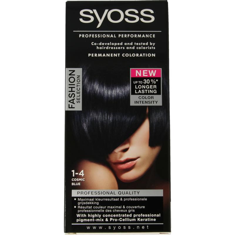 Syoss Colors 1-4 cosmetic blauw-zwart 1set