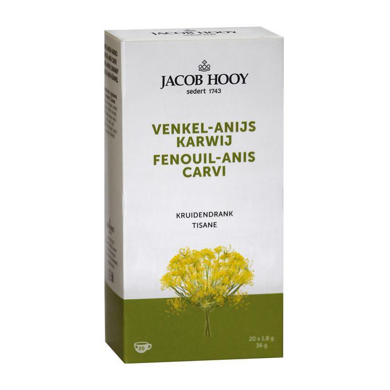 Jacob Hooy Venkel/anijs/karwij thee gold 20st