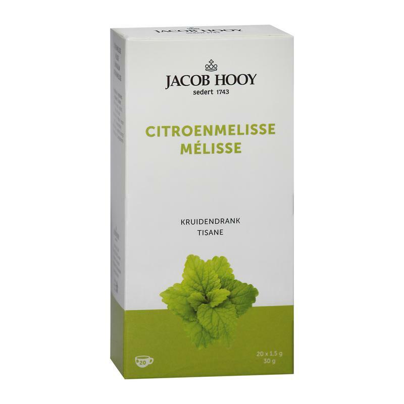 Jacob Hooy Citroenmelisse theezakjes gold 20st