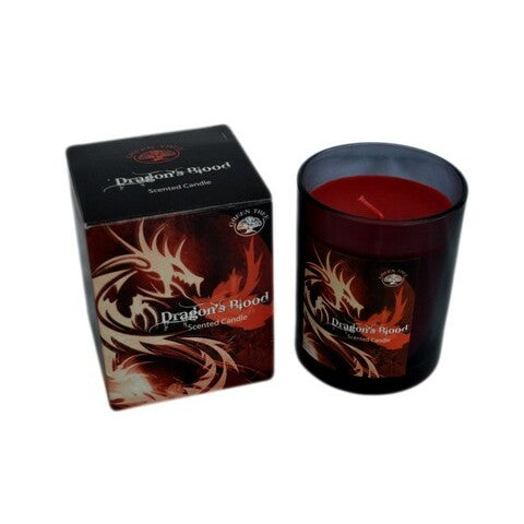 Green Tree Geurkaars dragons blood bio 210g
