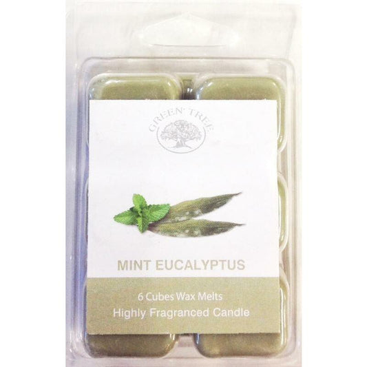 Green Tree Wax melts mint eucalyptus 6st