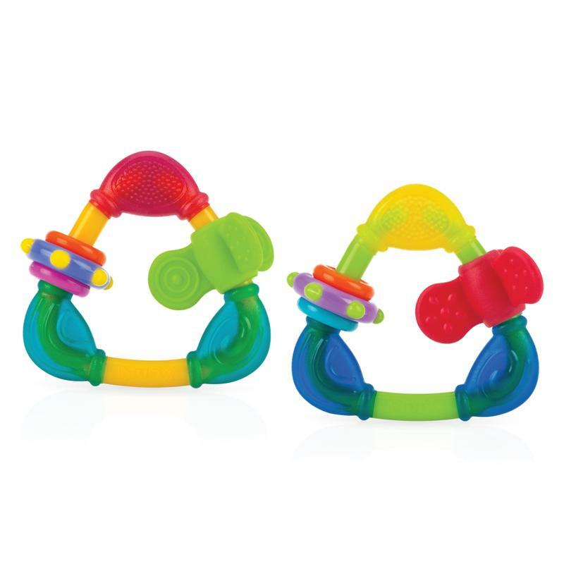 Nuby Bijtfiguur driehoekig hard en zacht 1st