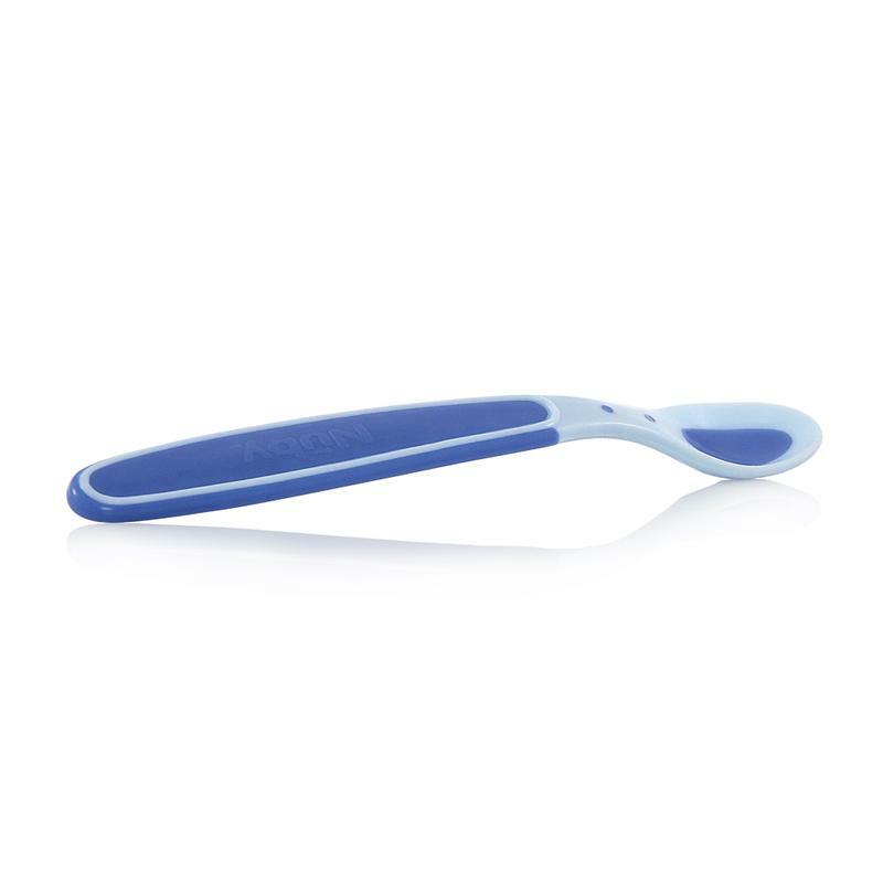 Nuby Warmtegevoel lepel blauw 3+ maanden 3st