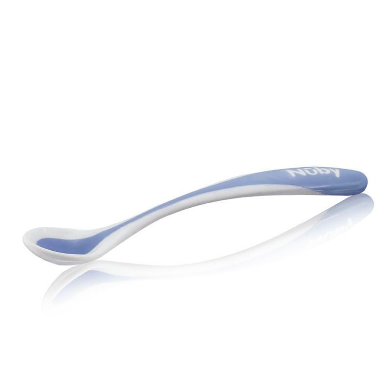 Nuby Warmtegevoelige lepel met zachte rand 3+ maanden 2st