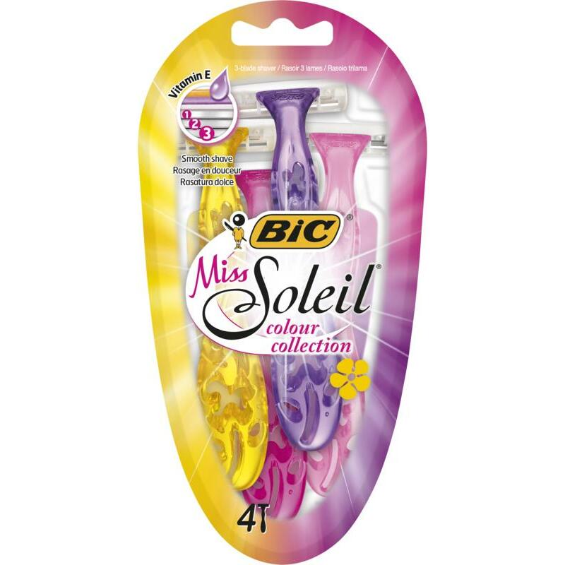 BIC Miss soleil color collection scheermesjes 4st
