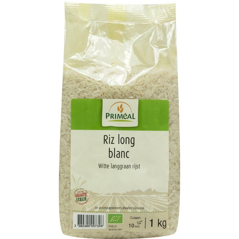 Primeal Witte langgraan rijst bio 1000g