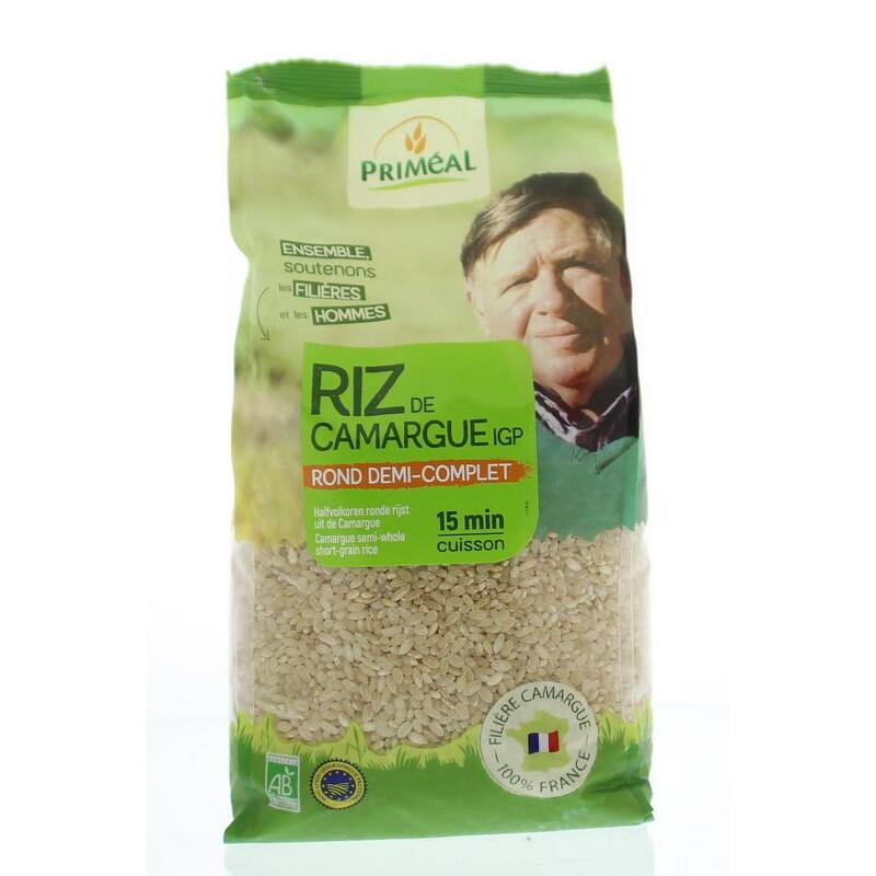 Primeal Halfvolkoren ronde rijst camargue bio 1000g