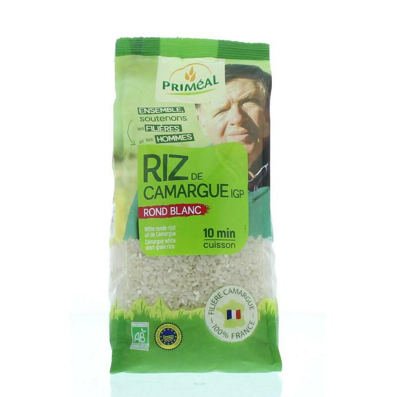 Primeal Witte ronde rijst camargue bio 500g