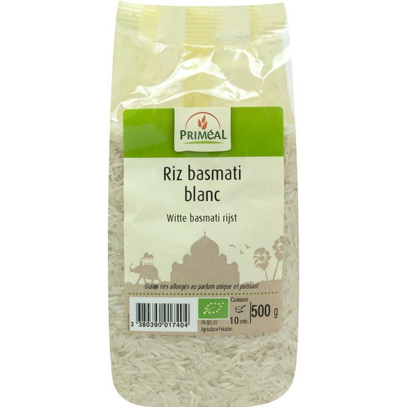 Primeal Witte basmati rijst bio 500g