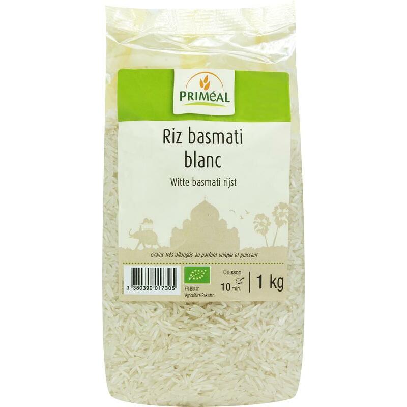 Primeal Witte basmati rijst bio 1000g