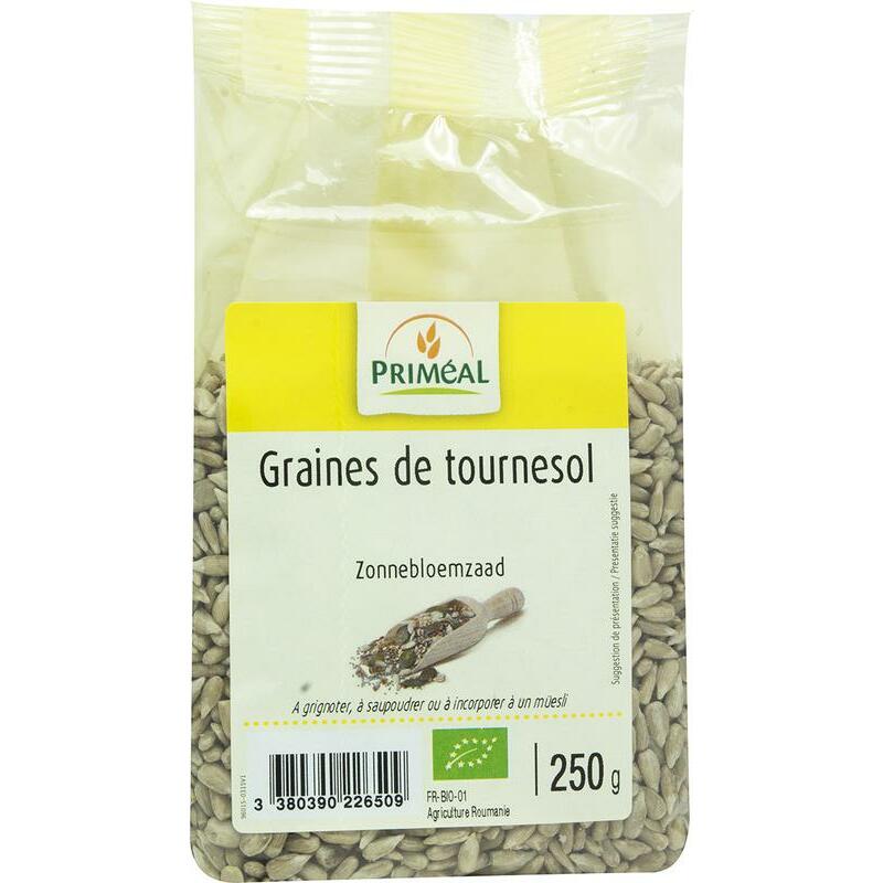 Primeal Zonnebloempitten (zaad) bio 250g
