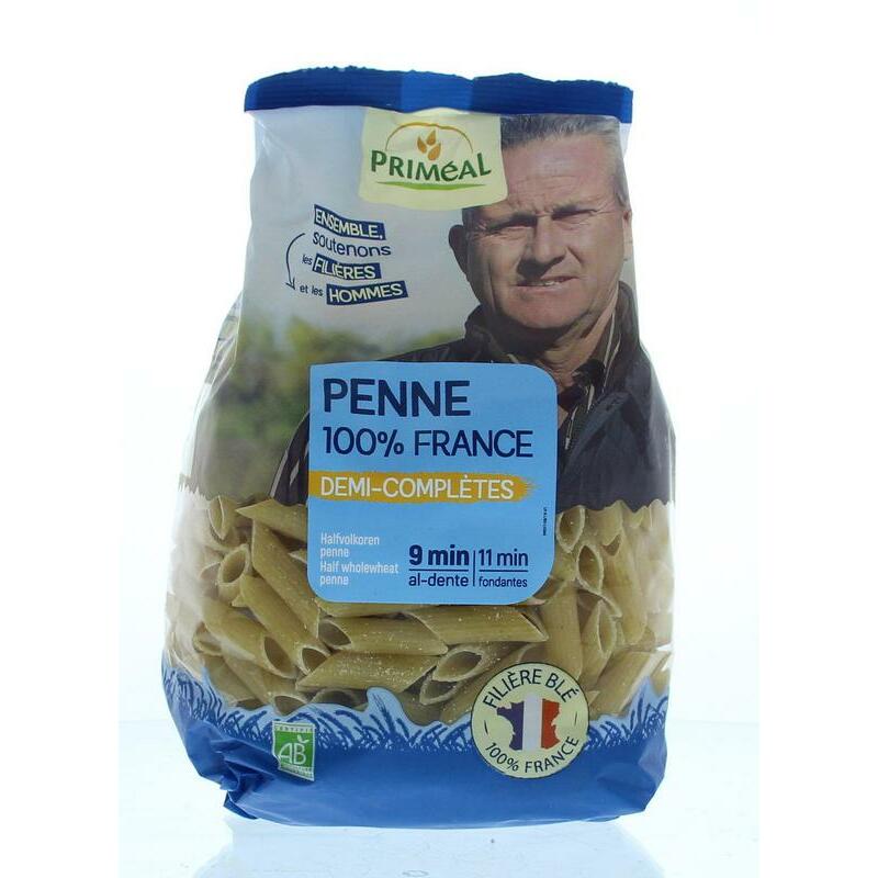 Primeal Halfvolkoren penne bio 500g