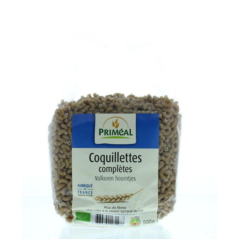 Primeal Volkoren hoorntjes bio 500g
