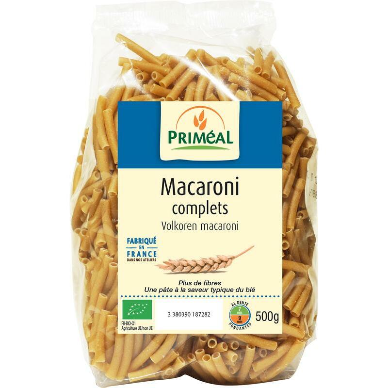 Primeal Volkoren macaroni bio 500g