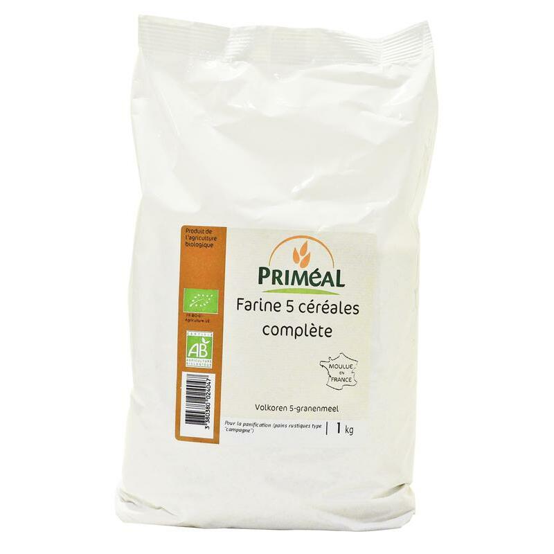 Primeal Volkoren 5-granenmeel bio 1000g