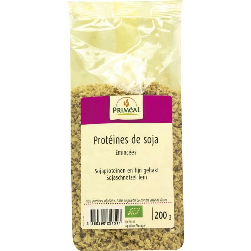 Primeal Sojaproteinen fijne brokken bio 200g