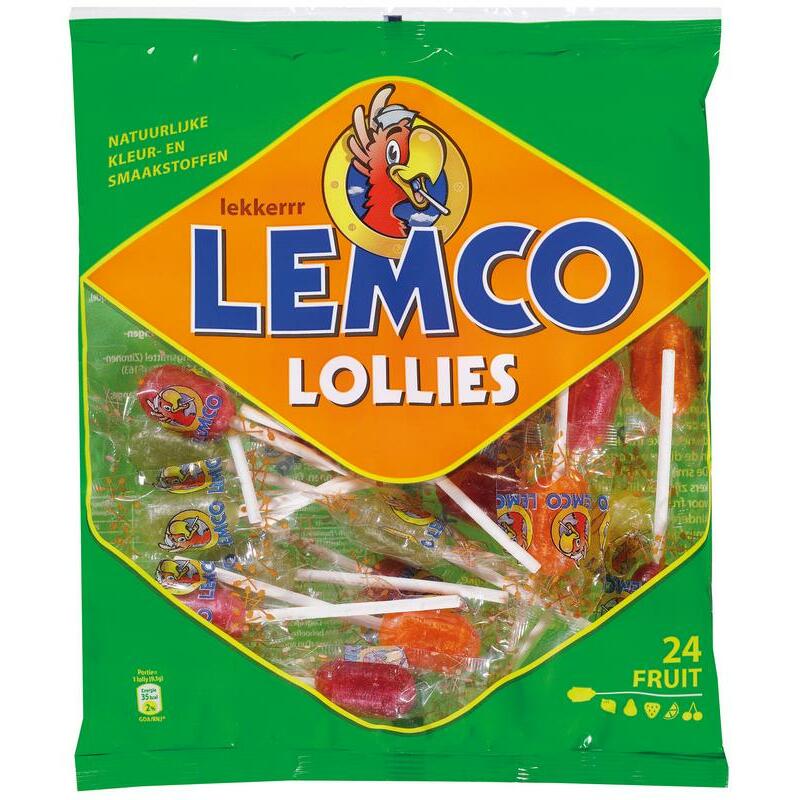 Lemco Vruchten lollies 240g