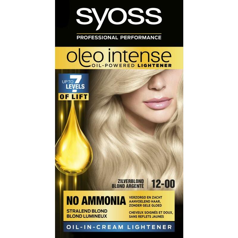 Syoss Color Oleo Intense 12-00 zilverblond haarverf 1set