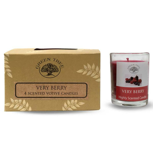 Green Tree Geurkaars votives verry berry 55g