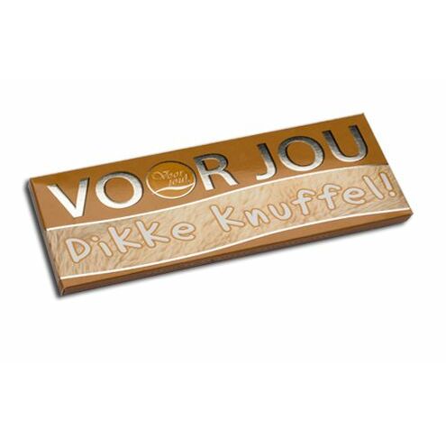 Voor Jou! Wensreep melkchocolade voor jou! knuffel 70g