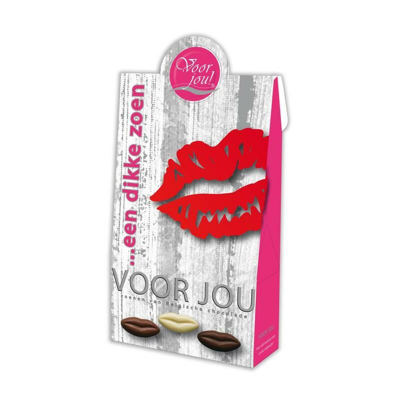 Voor Jou! Cadeau doos young dikke zoen 100g