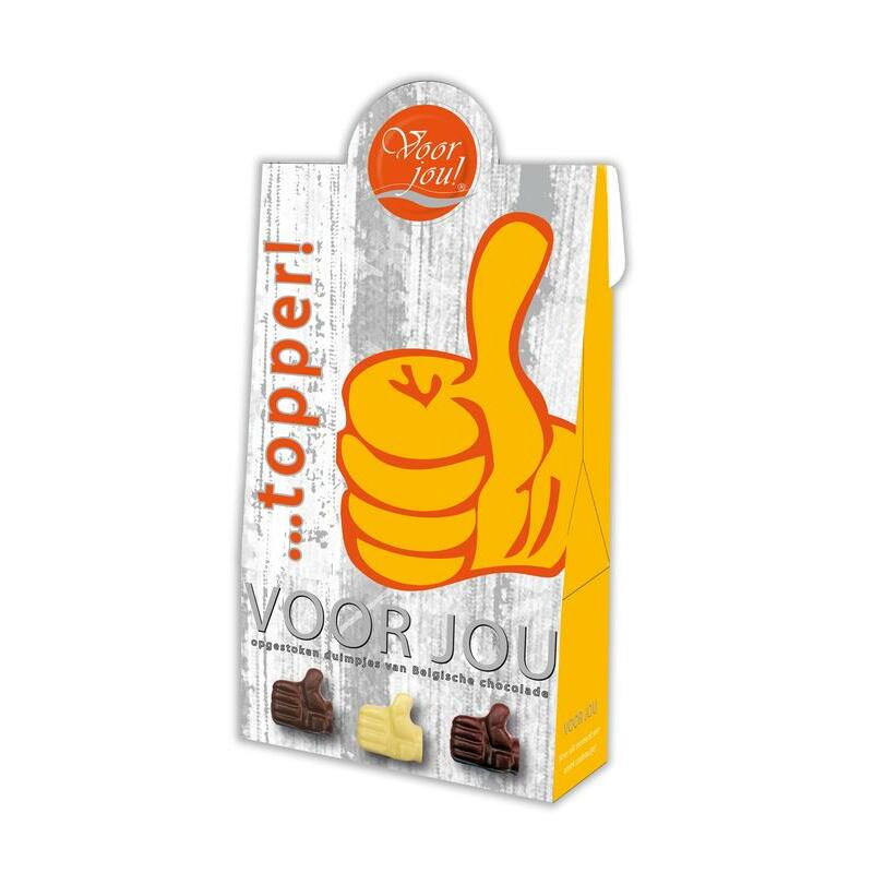 Voor Jou! Cadeau doos young duimpjes topper 100g