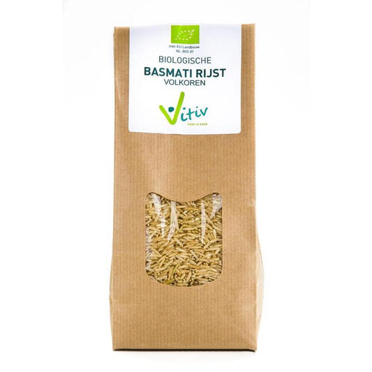 Vitiv Basmati rijst volkoren bio 500g