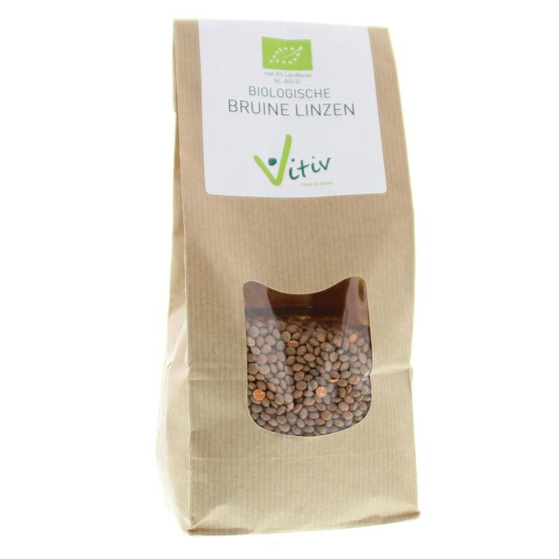 Vitiv Bruine linzen bio 500g