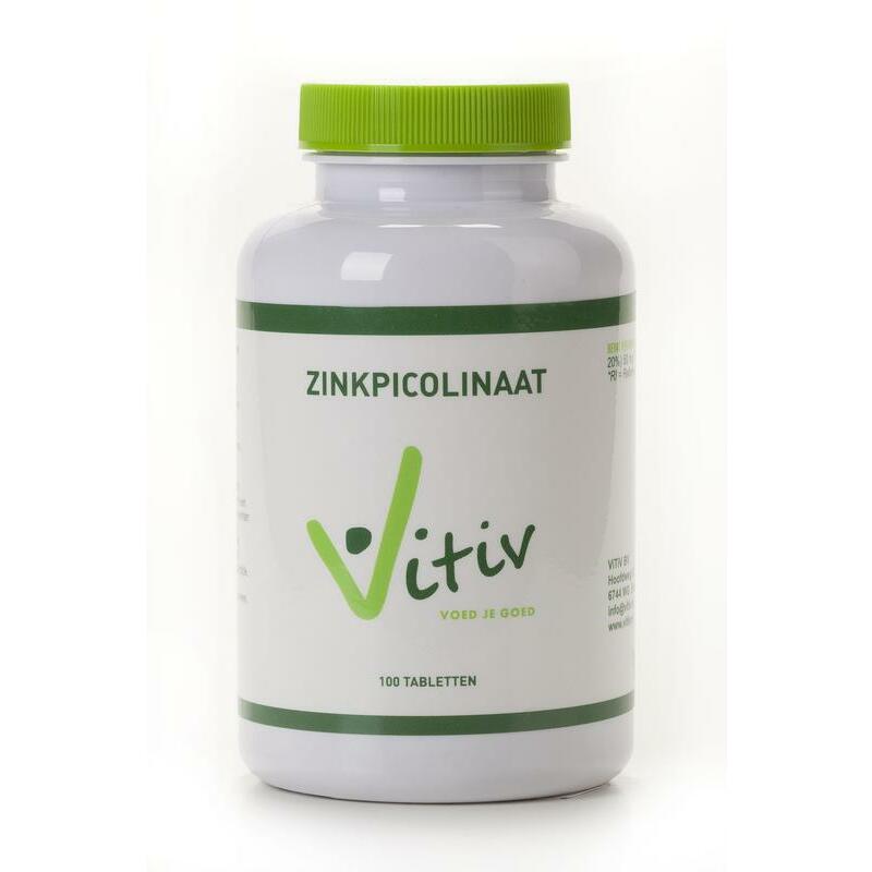 Vitiv Zink picolinaat 50mg 100tb