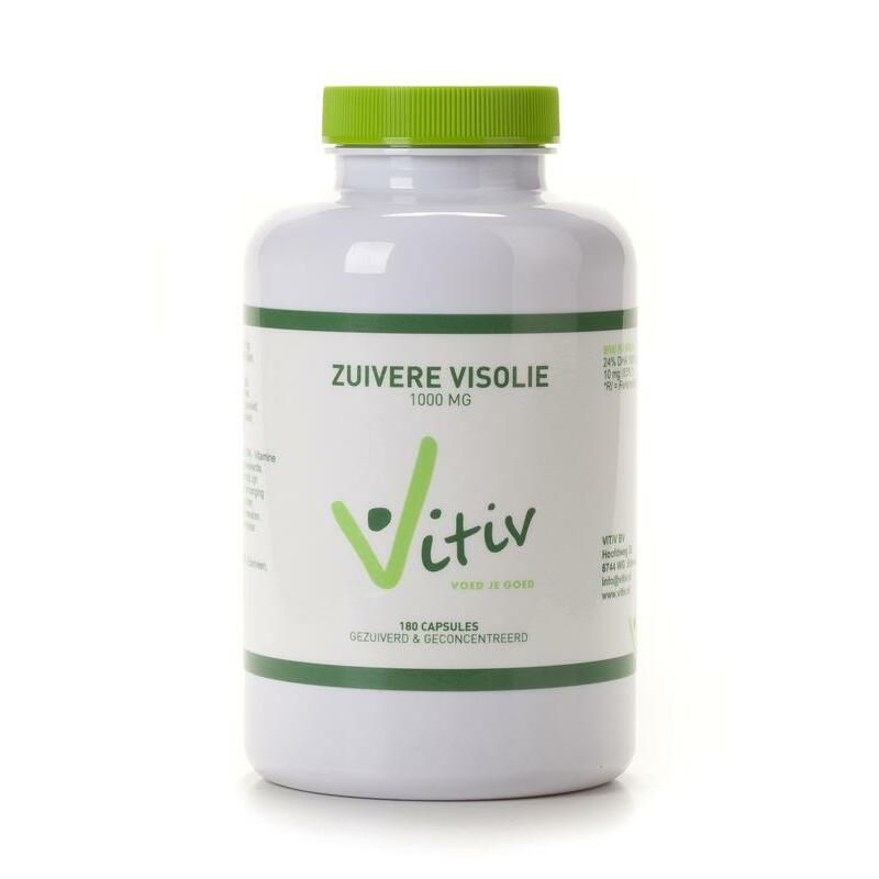 Vitiv Zuivere visolie 1000 mg 180ca