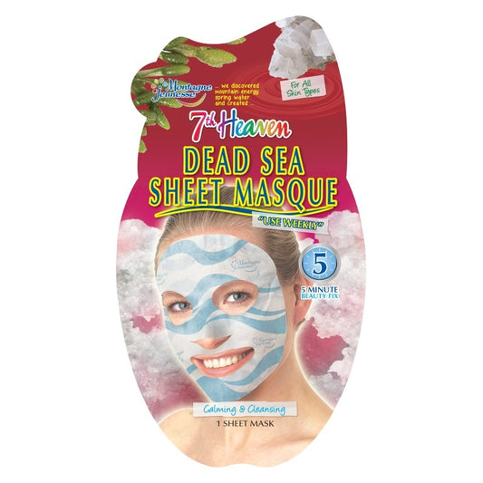 Montagne 7th Heaven gezichtmasker dead sea sheet 16g