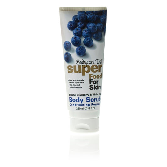 Bodycare Deli Lichaamscrub blueberry & white tea 250ml