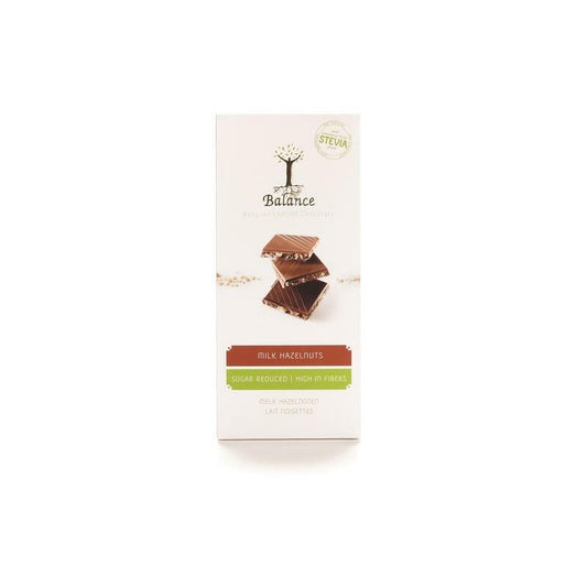 Balance Choco stevia tablet melk hazelnoot 85g