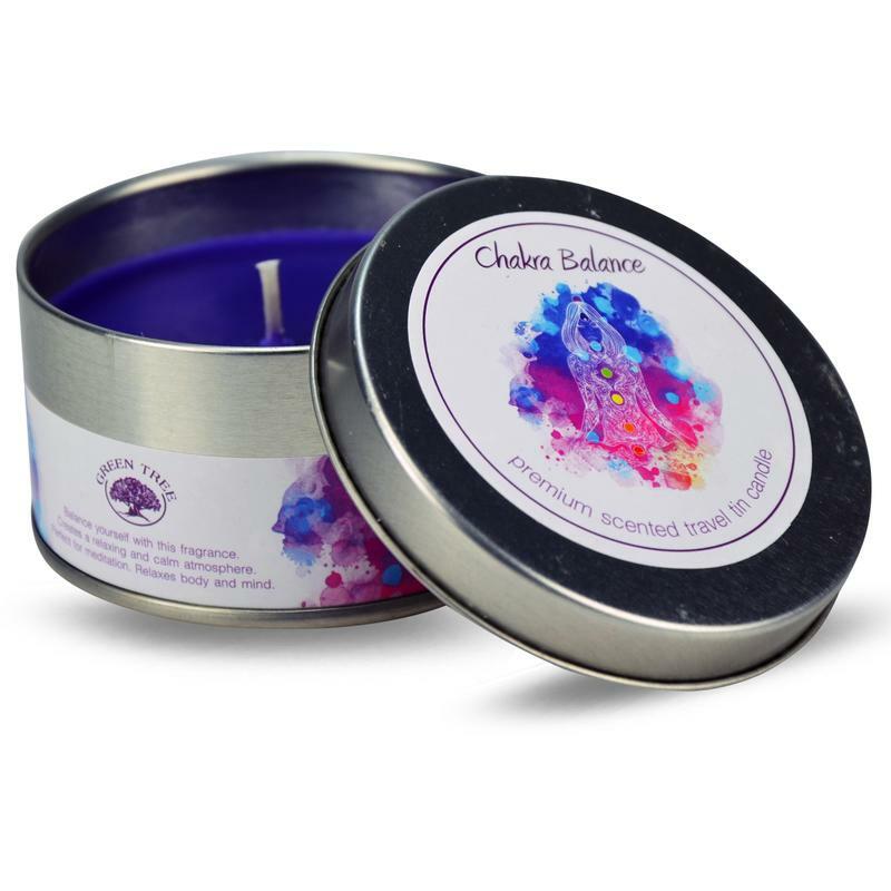 Green Tree Geurkaars chakra balance 85g