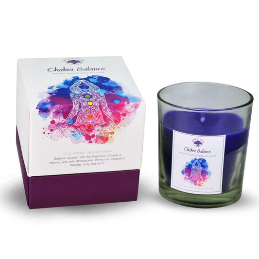 Green Tree Geurkaars Chakra balance 125g