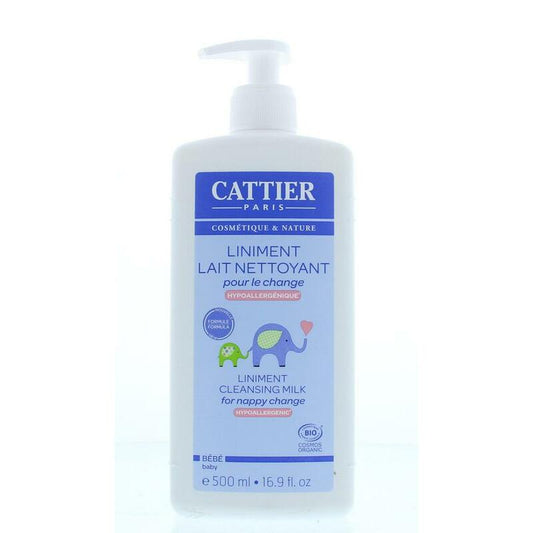 Cattier Baby reinigingsmelk billenbalsem 500ml