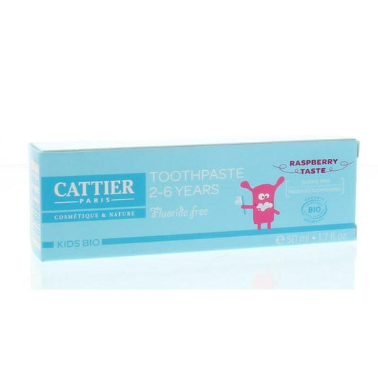 Cattier Tandpasta framboos 2-6 jaar 50ml